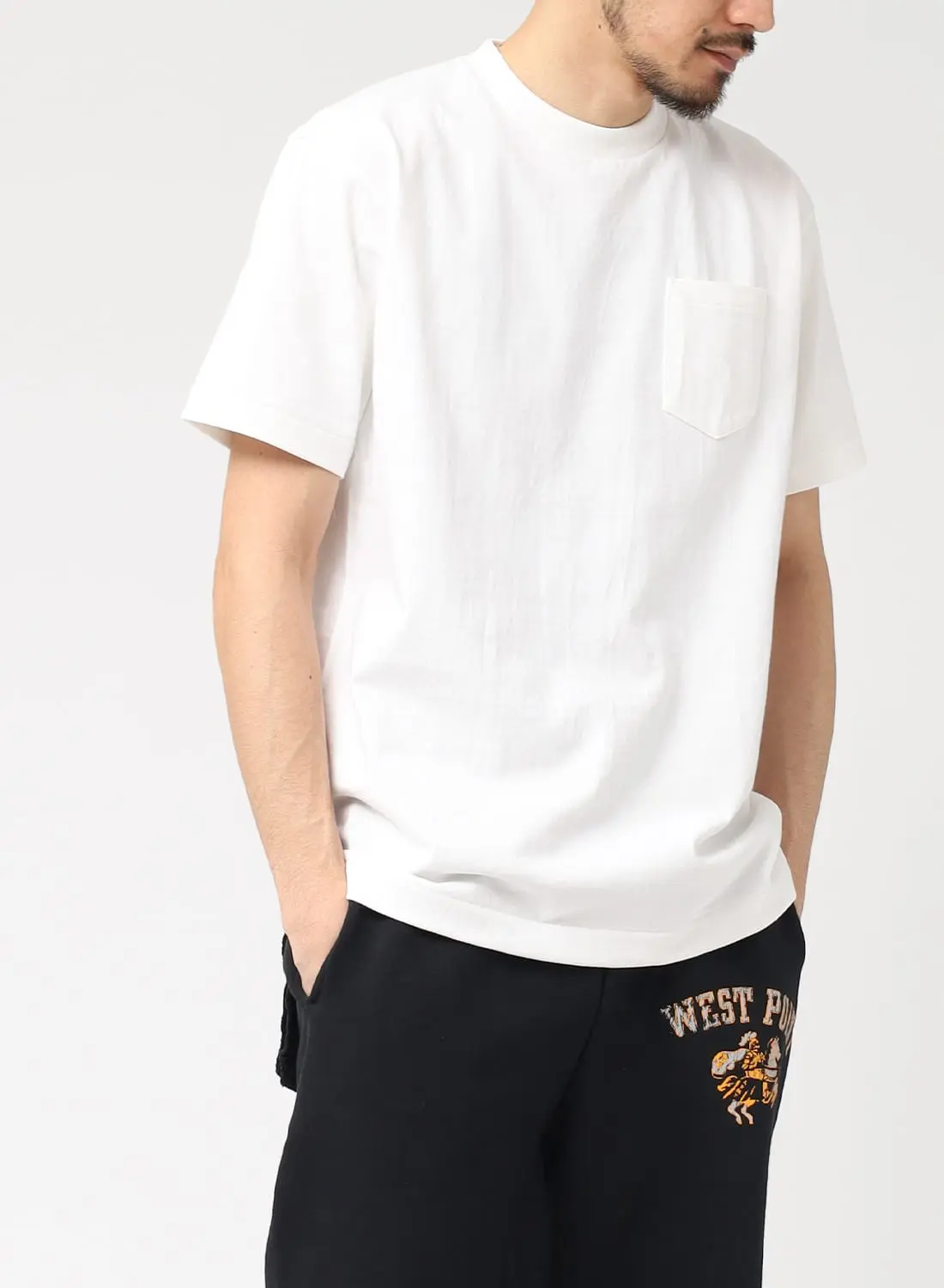 アナトミカ モックネック Tシャツ 長袖 Tシャツ 無地 カットソー