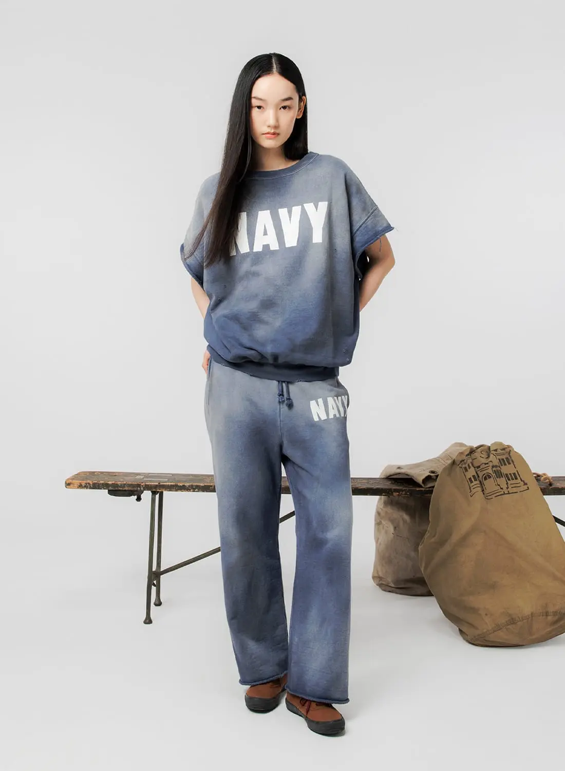 BOW WOW（バウワウ）US NAVY SWEATPANTS（US NAVY スウェット