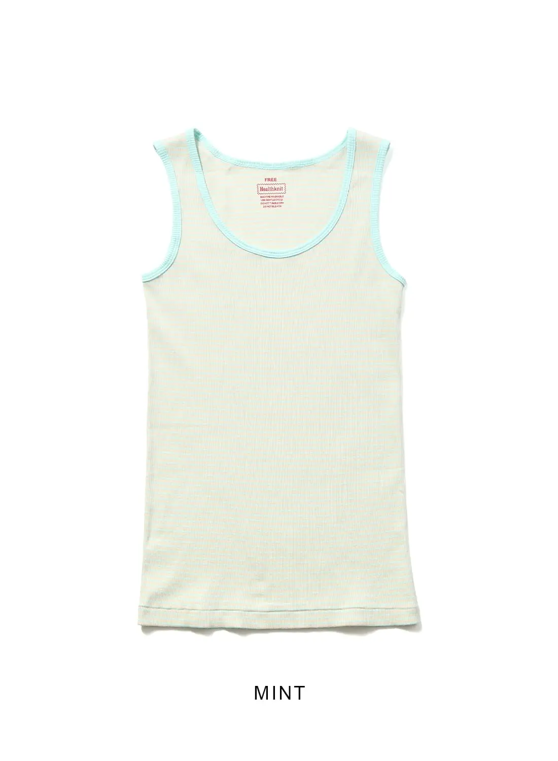 Healthknit(ヘルスニット)/Tubular Rib Tanktop(チューブラー