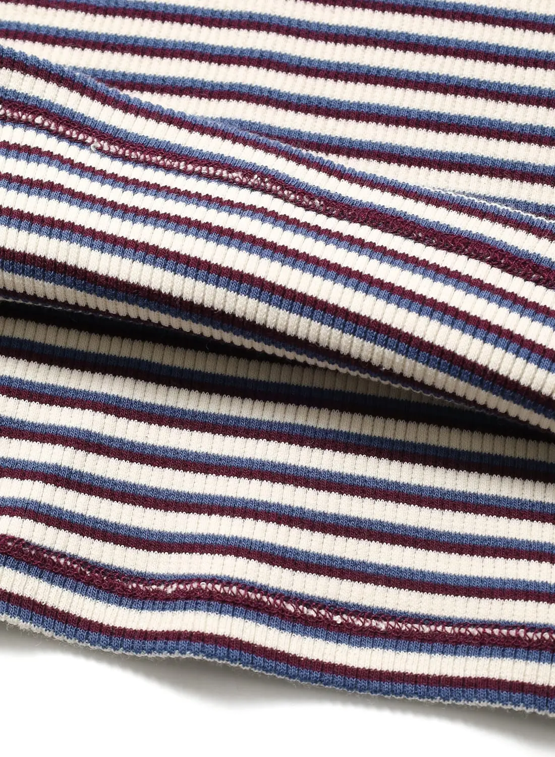 Healthknit(ヘルスニット)/CREWNECK S/S BORDER TEE(クルー