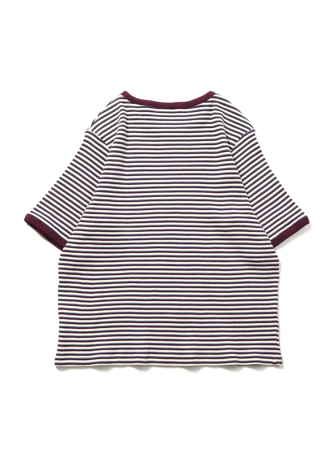 Healthknit(ヘルスニット)/CREWNECK S/S BORDER TEE(クルー