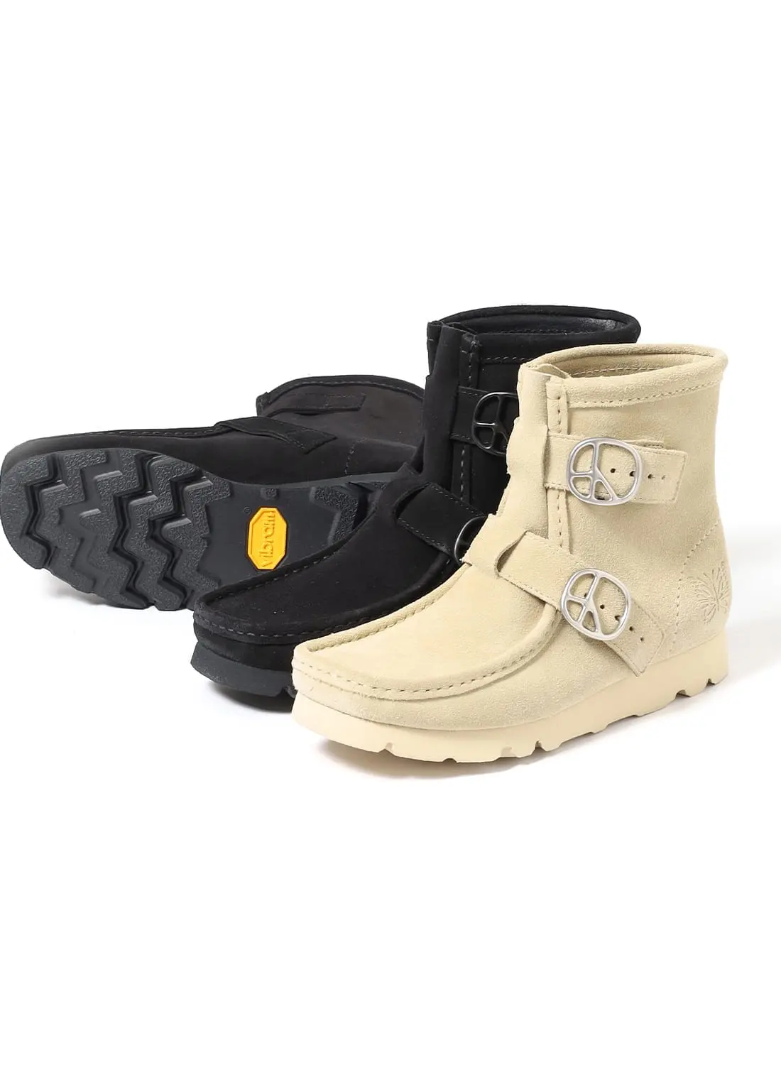 NEEDLES（ニードルズ）Wallabee Hi - Peace Buckle （ワラビー
