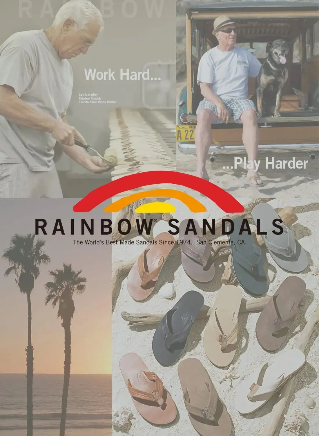 RAINBOW SANDALS(レインボーサンダル)/SIX LAYER WEDGE(シックス