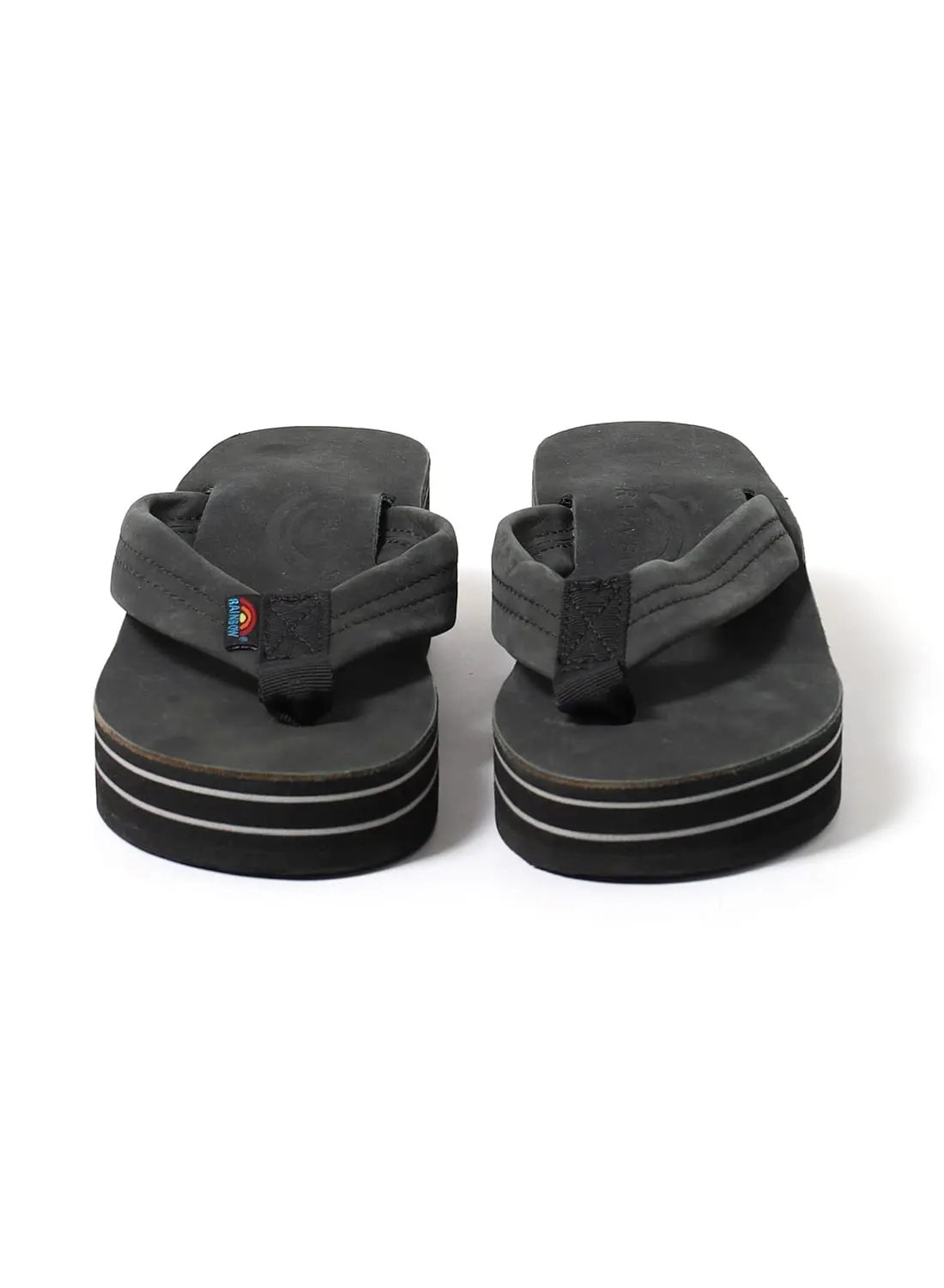【RAINBOW SANDALS】4層ウェッジ レザーストラップ付 サンダル 1004LTS0_LADIES - Rainbow Sandals