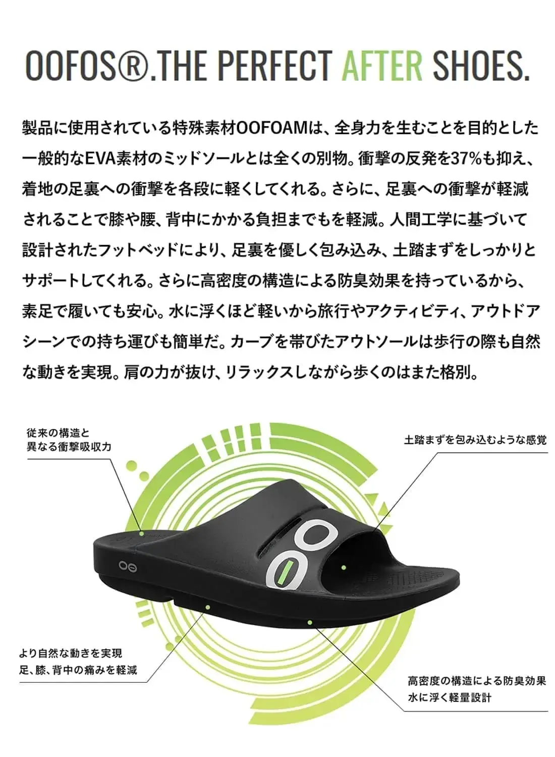 OOFOS(ウーフォス)/OOahh Limited(ウーアー リミテッド