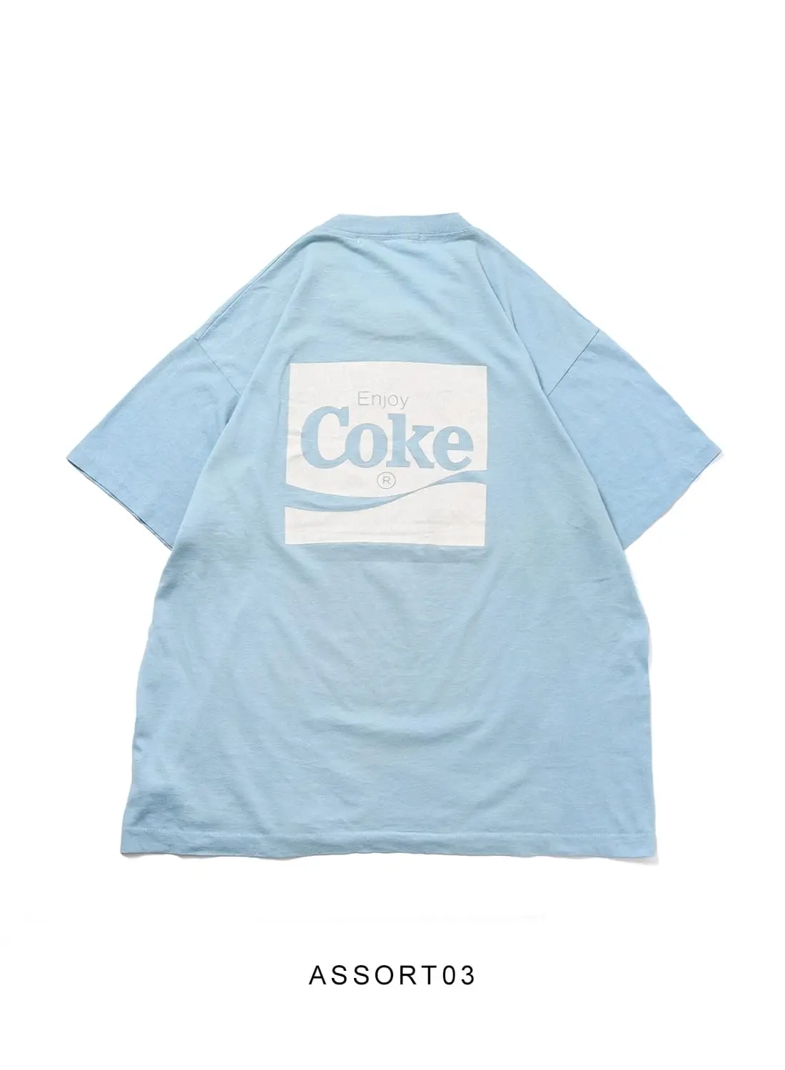 REWORK EMBROIDERY TEE- BLURRED PRINT -|リワークエンブロイダリー