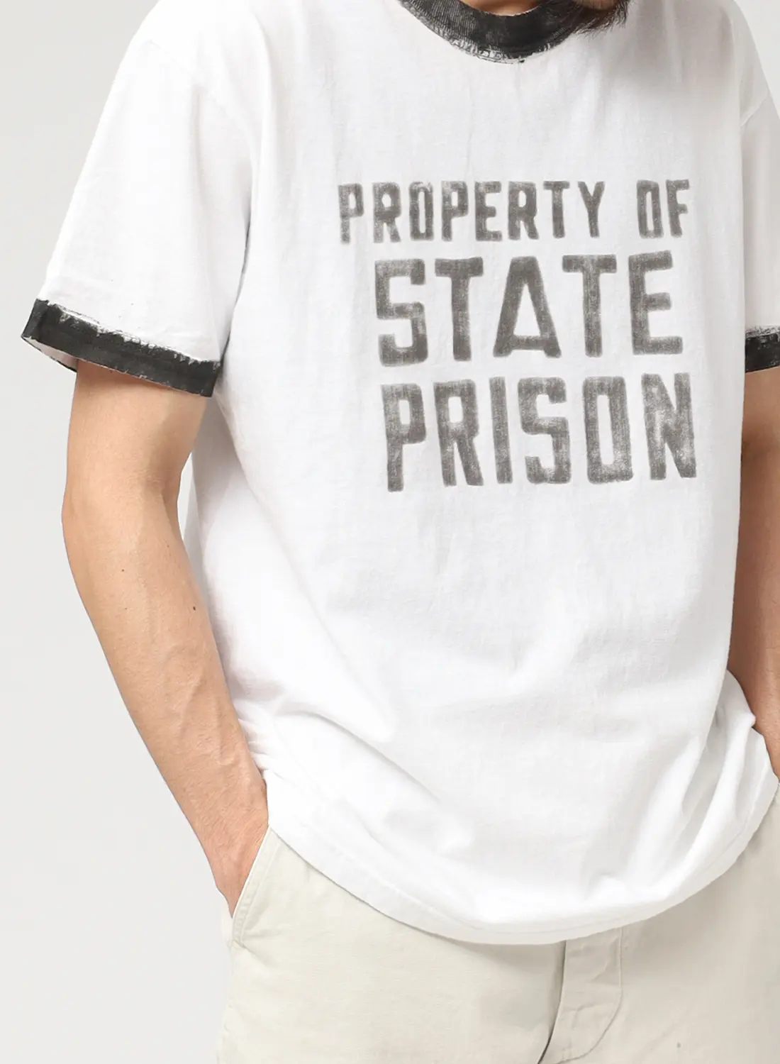 BOW WOW（バウワウ）US PRISONER TRIM TEE（USプリズナー トリム