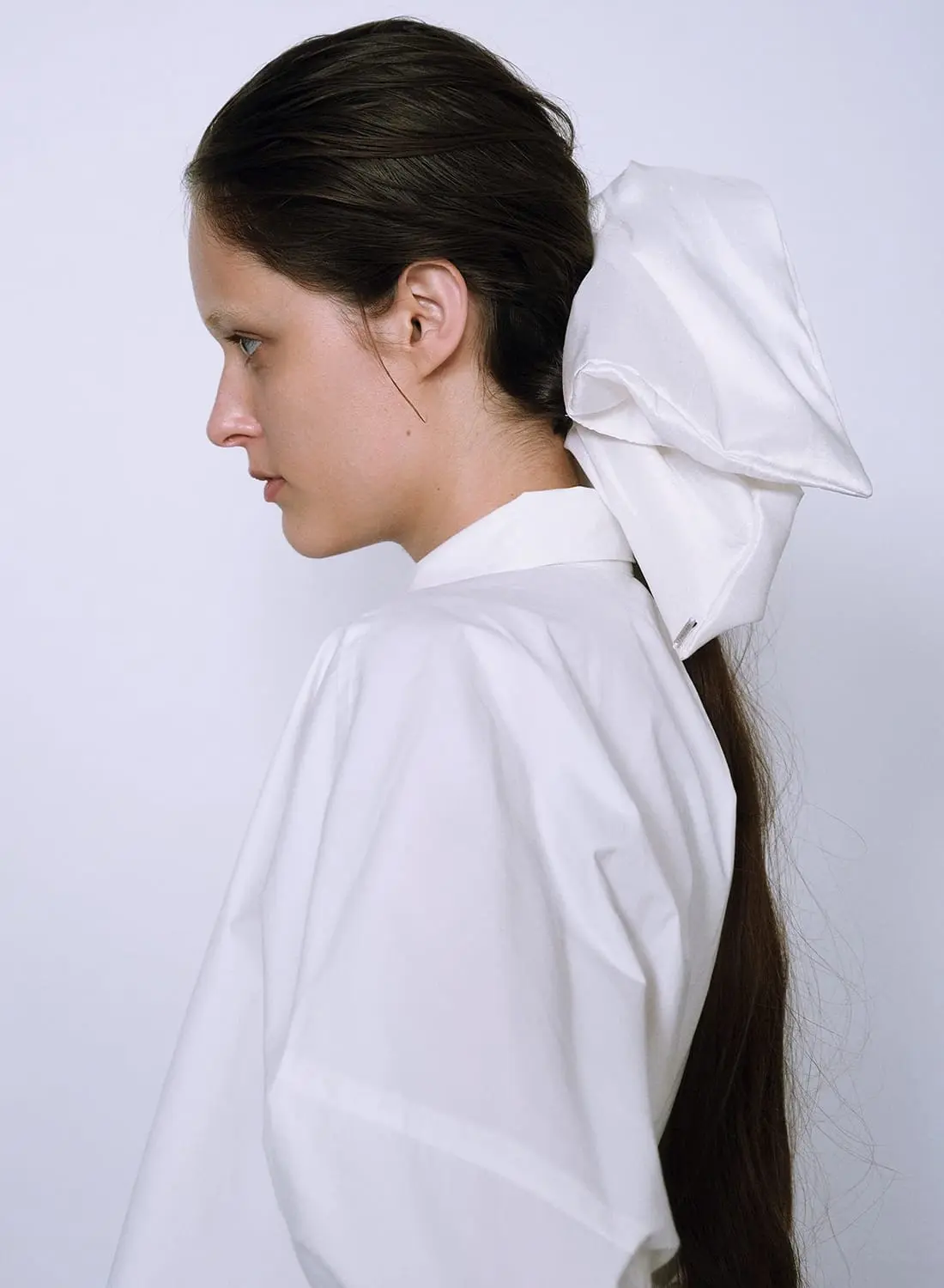 heyep(ヘイップ)/Silk Square Large Scrunchie(シルク スクエア
