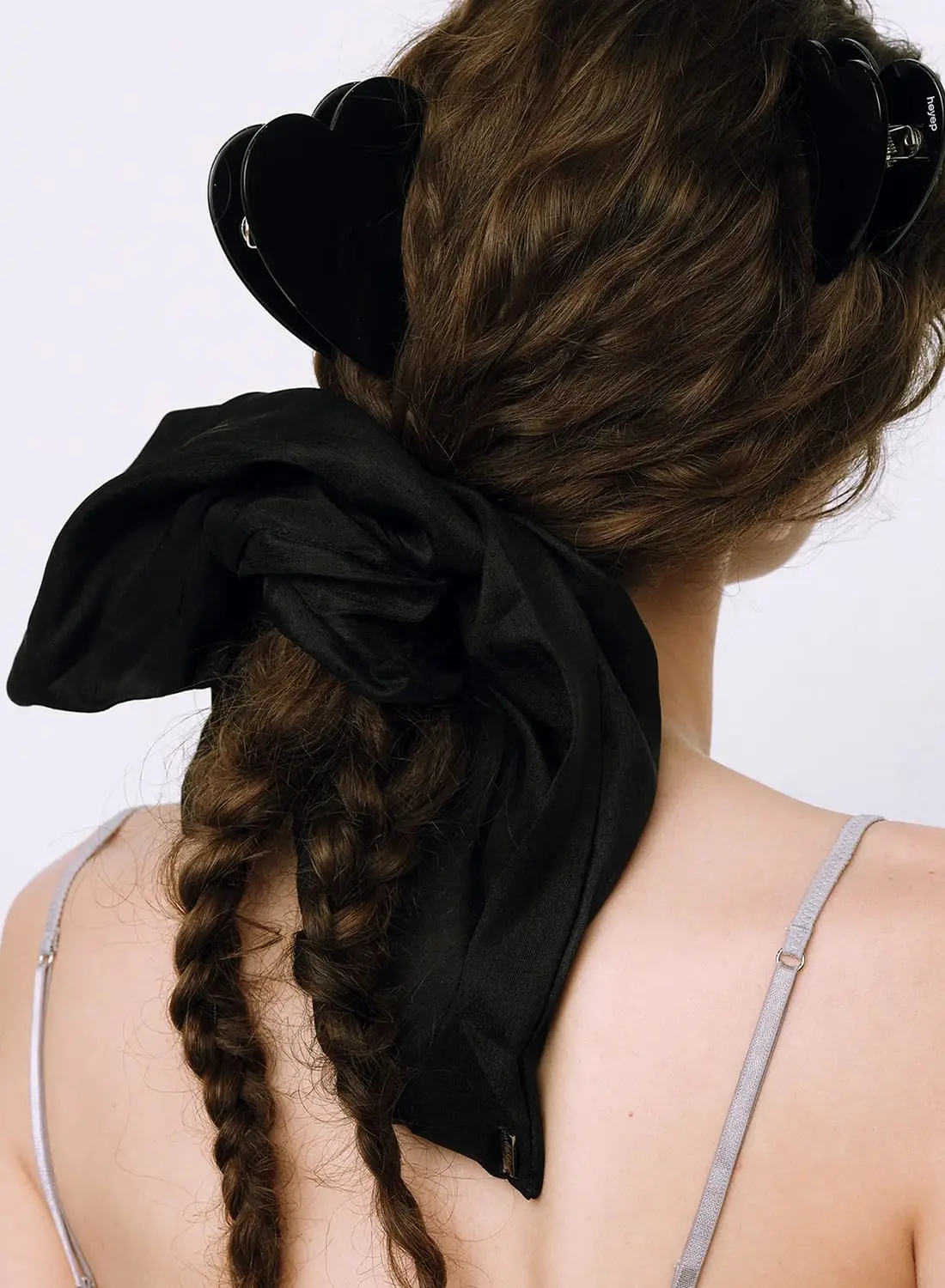 heyep｜Silk Square Medium Scrunchie（ヘッドアクセサリー