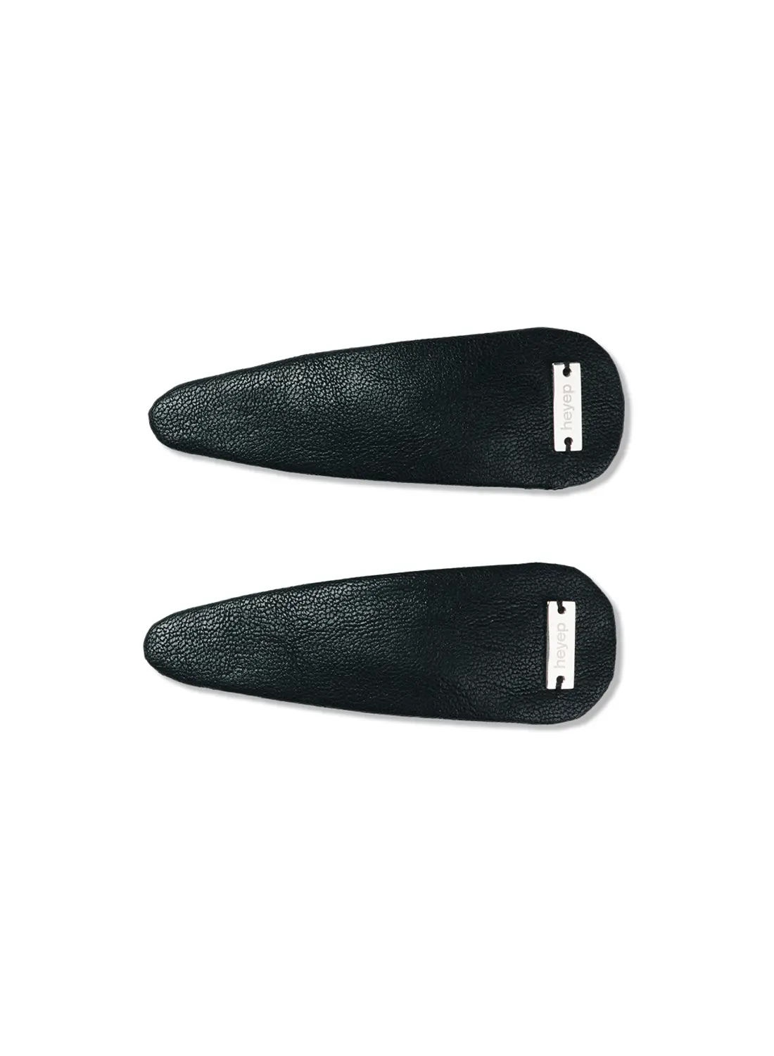 na_fu☆ さま　heyep ヘイップ heyep(ヘイップ)/Faux Leather Hair Clips-2-Piece Set(フェイク
