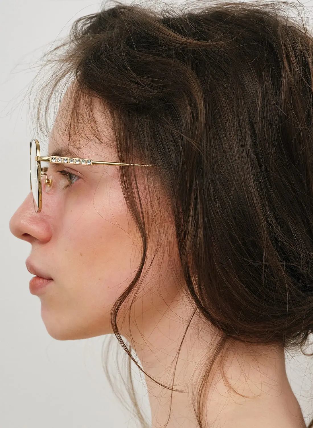 REVELATION レイヤ heyep(ヘイップ)/Aviator Glasses with Rhinestones＆Logo