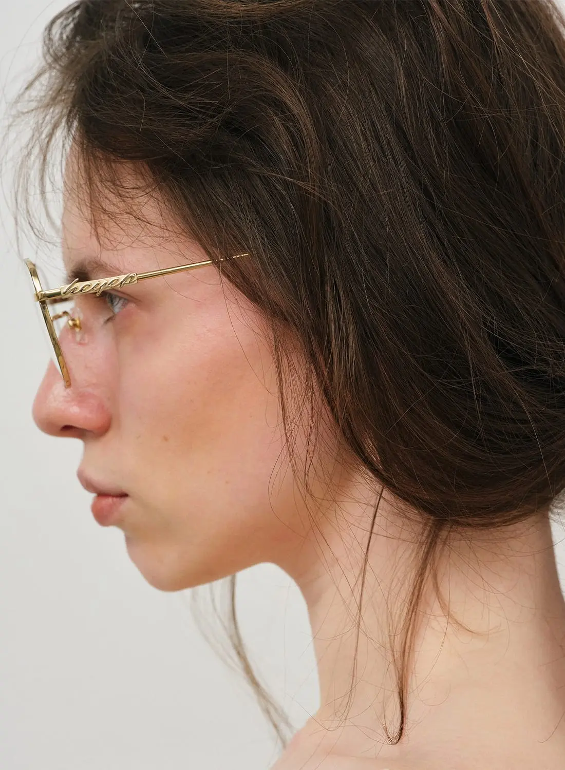 heyep(ヘイップ)/Aviator Glasses with Rhinestones＆Logo(アビエーター グラス ウィズ ラインストーン アンド ロゴ)/眼鏡 ファッション用グラス 紫外線 UV 対策 カット レディース 女性 hp05225 AVIATOR GLASSES WITH RHINESTONES AND LOGO|アビエーター グラス