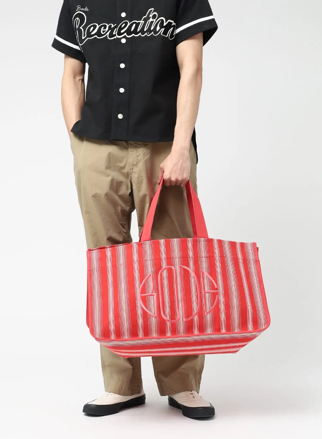 BODE(ボーディ)/PARASOL STRIPE TOTE(パラソル ストライプ