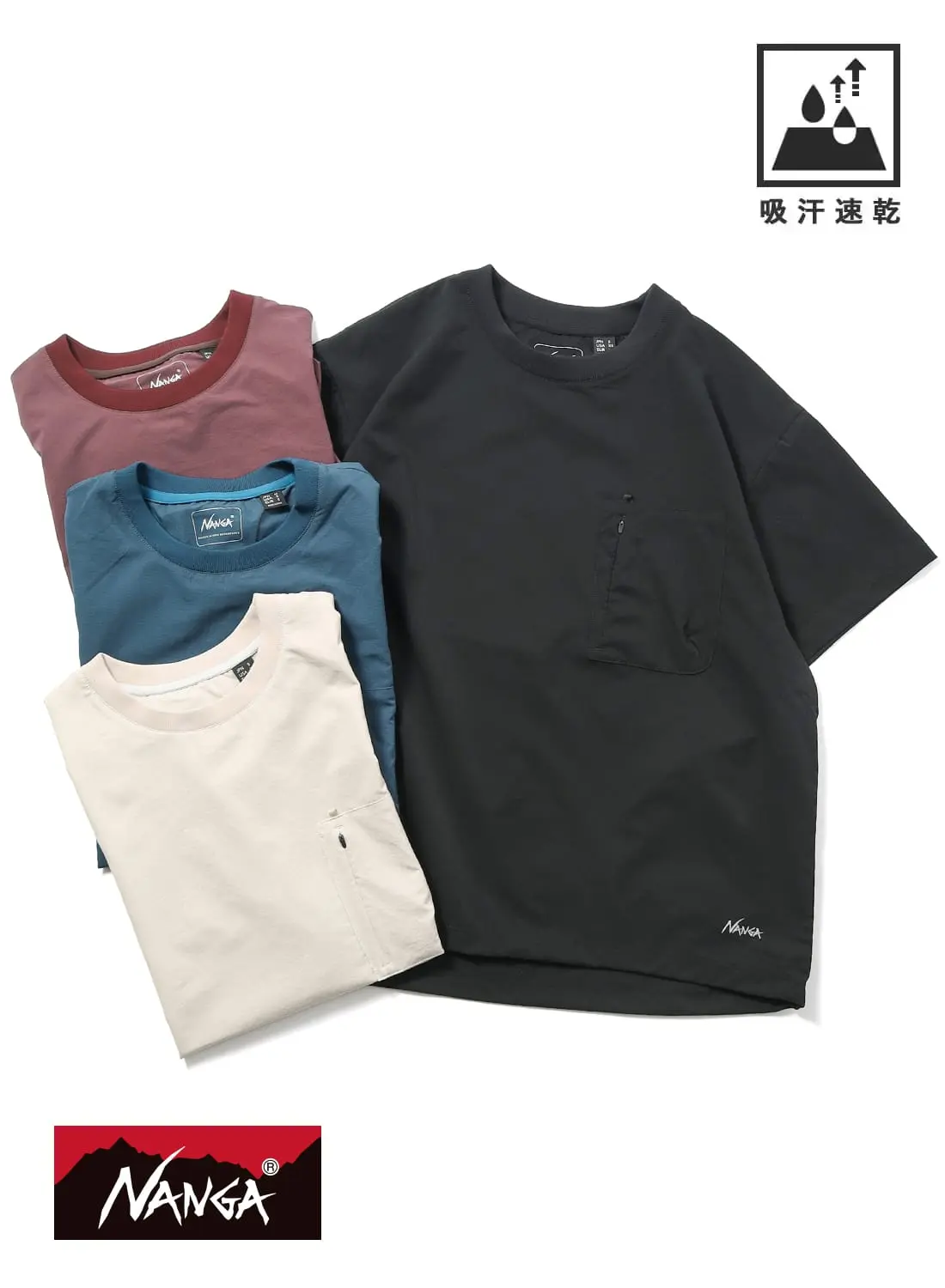 NANGA（ナンガ）DotAir COMFY TEE（ドットエア コンフィーティー