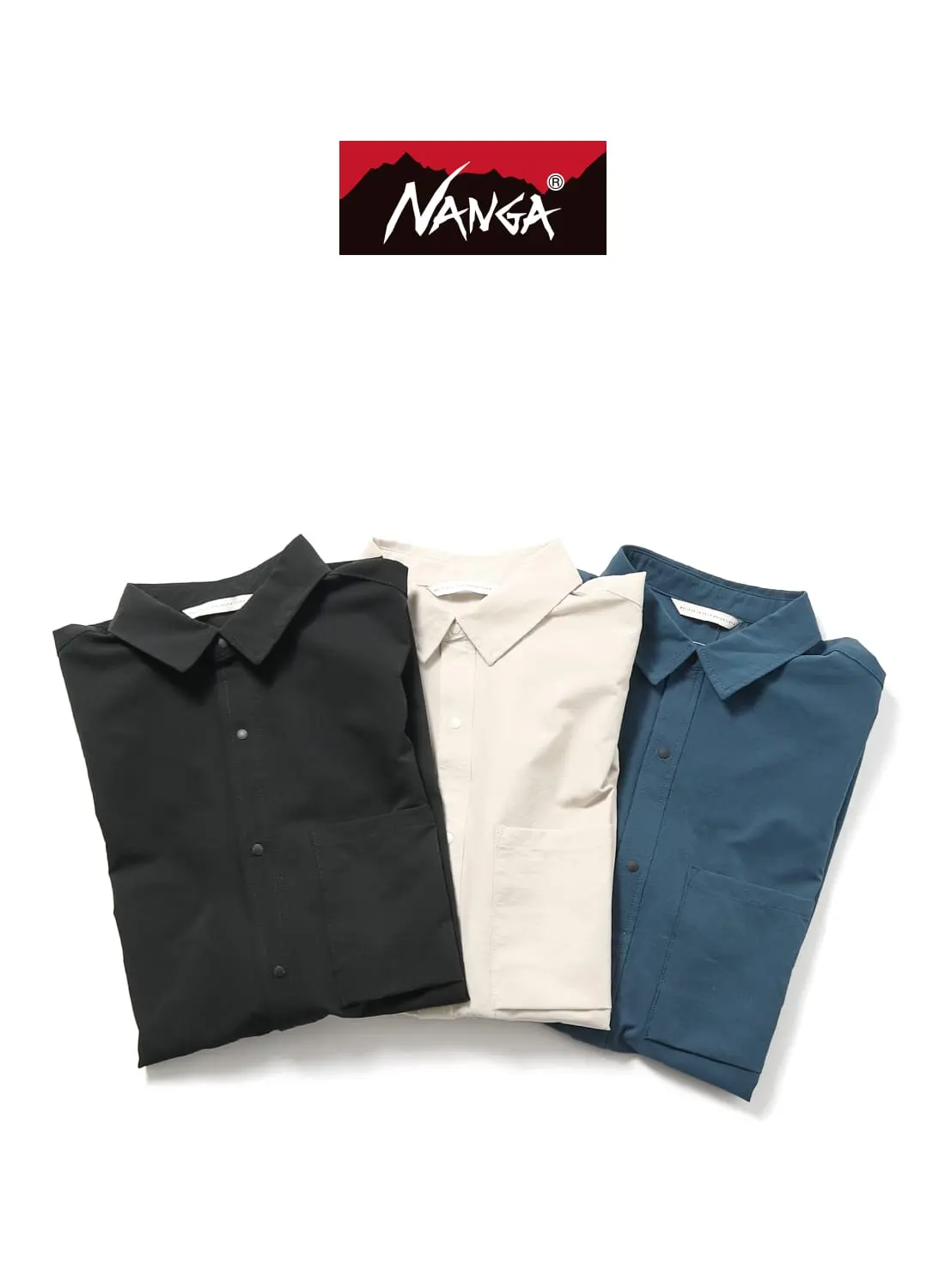 NANGA(ナンガ)/ DotAir COMFY S/S SHIRT(ドットエアー S/S