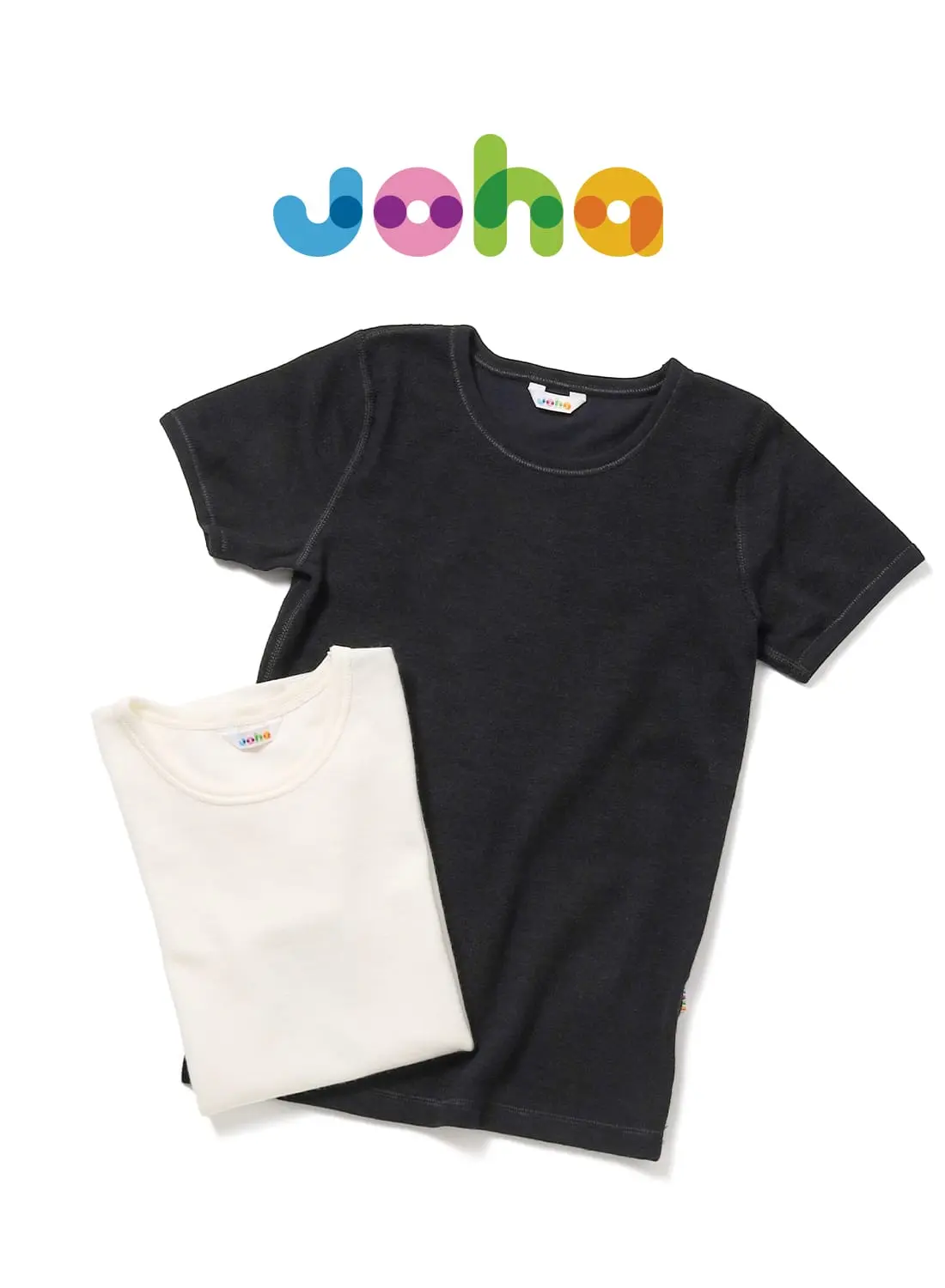 ヨハ joha メリノウール ウール レディース キッズ Tシャツ TEE
