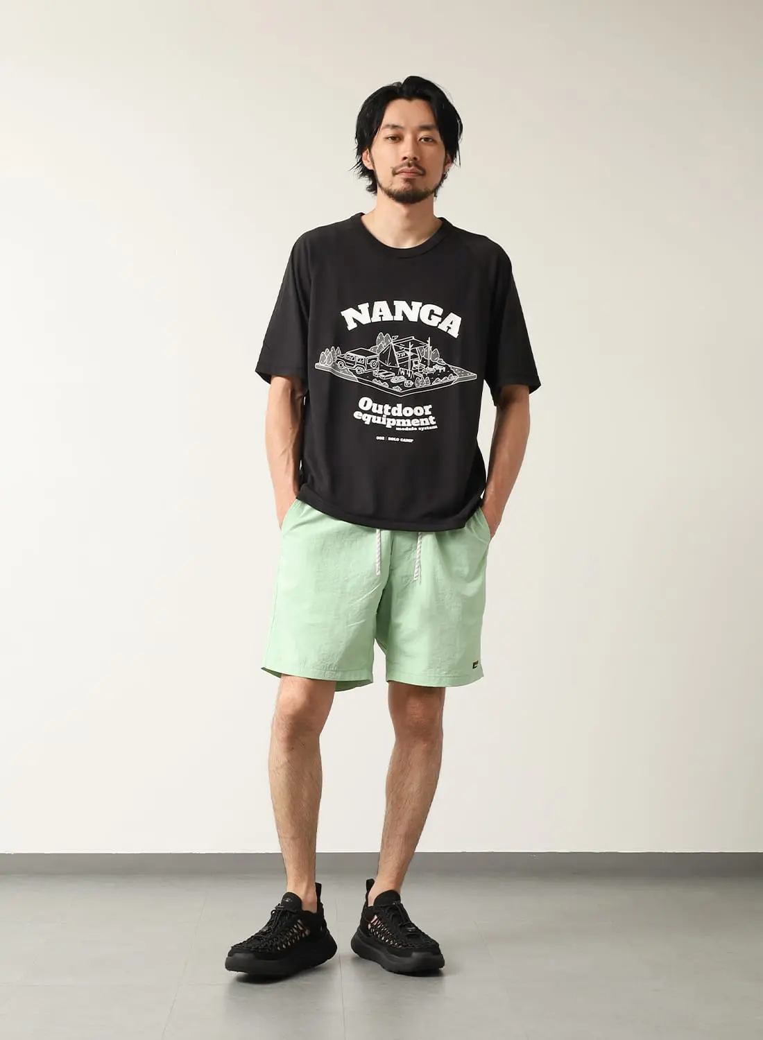 NANGA(ナンガ)/NYLON TUSSER EASY SHORTS(ナイロンタッサー