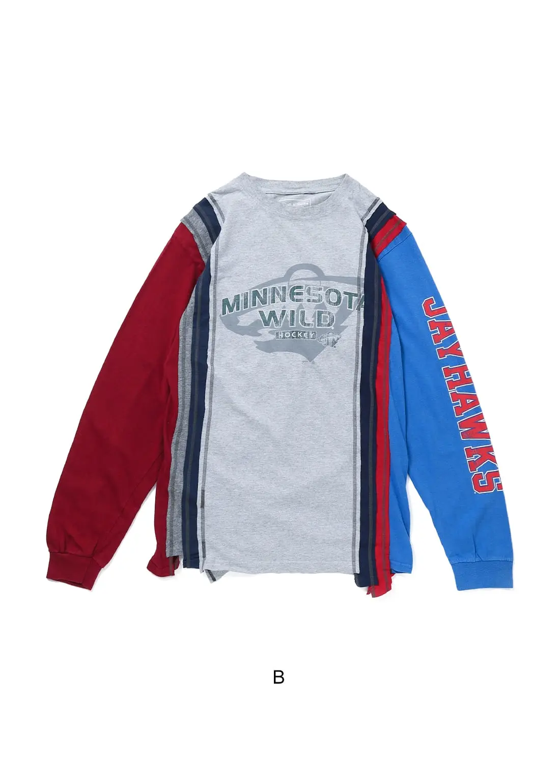 リビルドバイニードルズ×ディーシーシューズ 7 カットTシャツ リビルド バイ ニードルズ/Rebuild By Needles 7 Cut Wide Tee