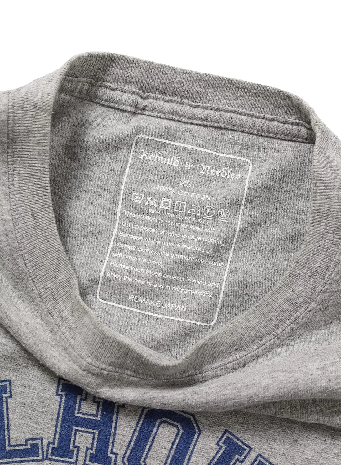 7 CUT L/S TEE - COLLEGE/SIZE:XS|7カット ロングスリーブティー XS