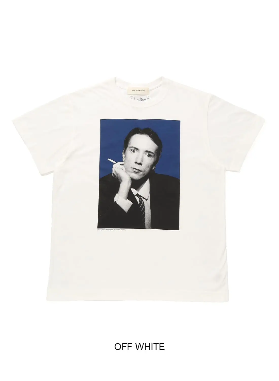 museum neu（ミュージアムニュー）John Lydon T-shirt（ジョン・ライドン Tシャツ）25AW 半袖 クルーネック グラフィックT アートT セックスピストルズ ピストルズ UKロック パンク ジョニーロットン デニスモリス JOHN LYDON T-SHIRT|ジョン・ライドン Tシャツジョン・ライドン T