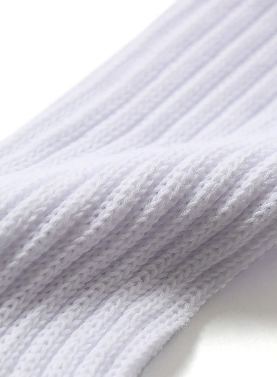Healthknit（ヘルスニット）シンカーWHITE無地 3Pソックス 白