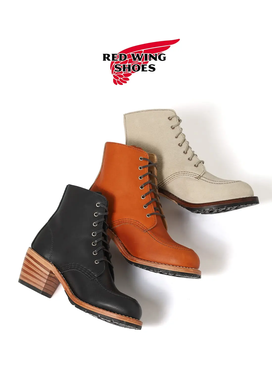 Red Wing ブラウン レースアップブーツ 8E REDWING - ☆未使用☆バギー Buggy ショートブーツ レースアップ