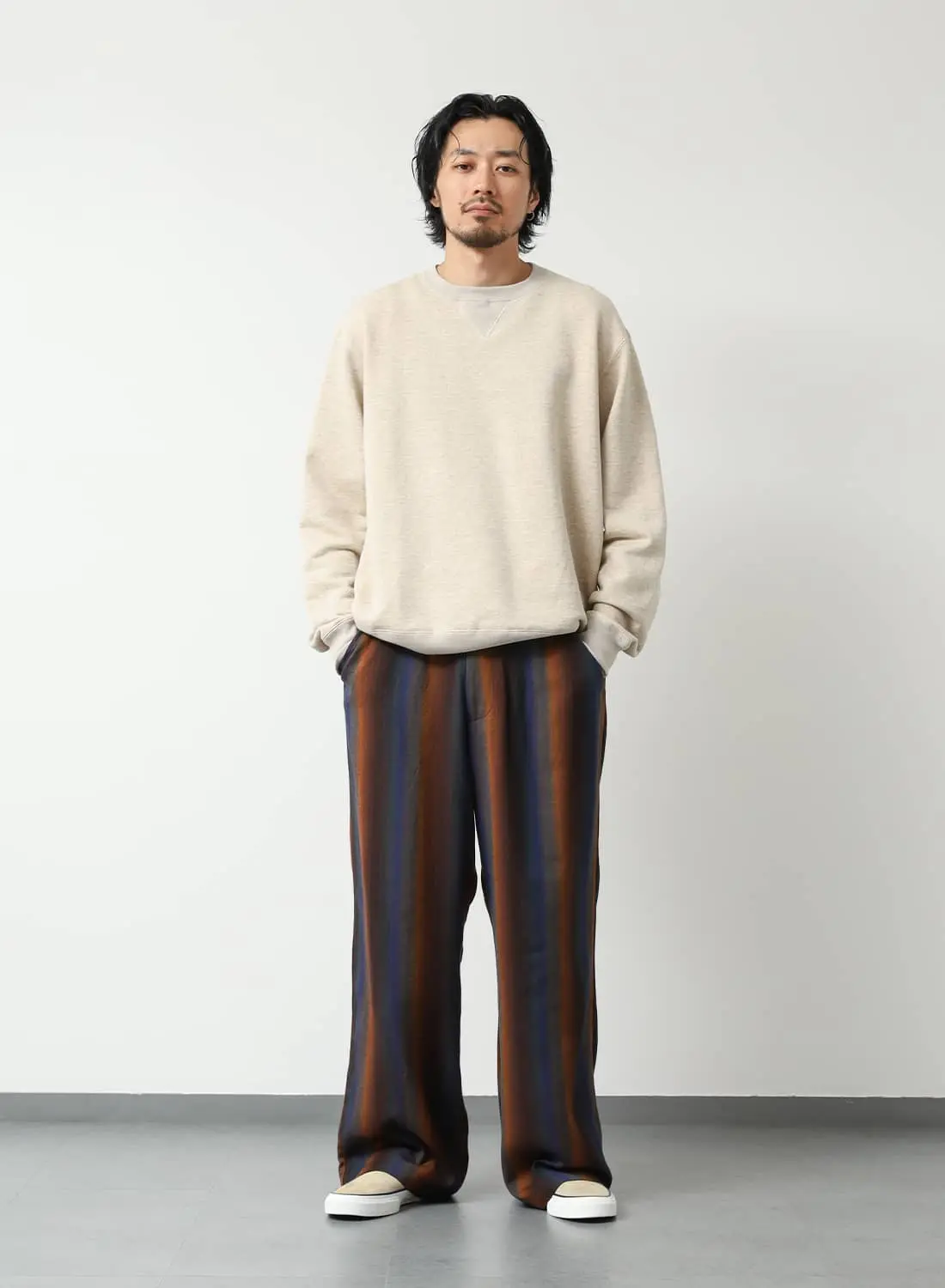 SEVEN BY SEVEN（セブンバイセブン）WIDE EASY TROUSERS‐Wool