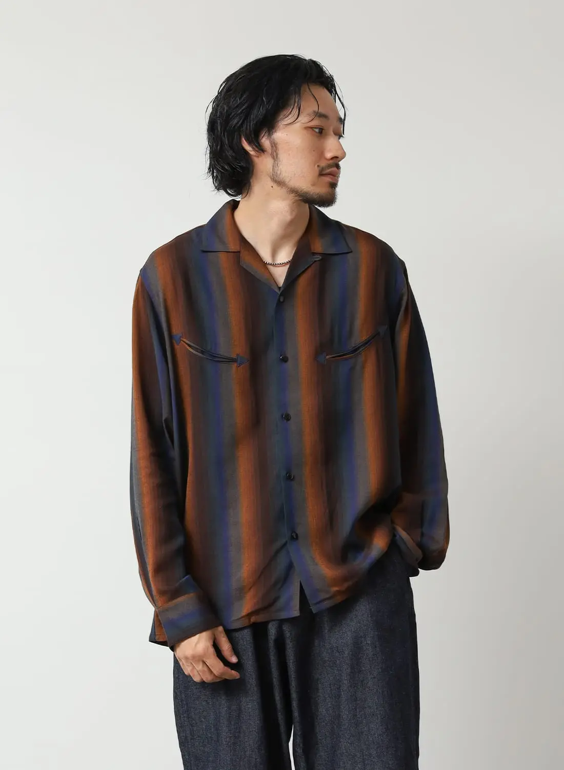 SEVEN BY SEVEN（セブンバイセブン）SMILE POCKET OPEN COLLAR