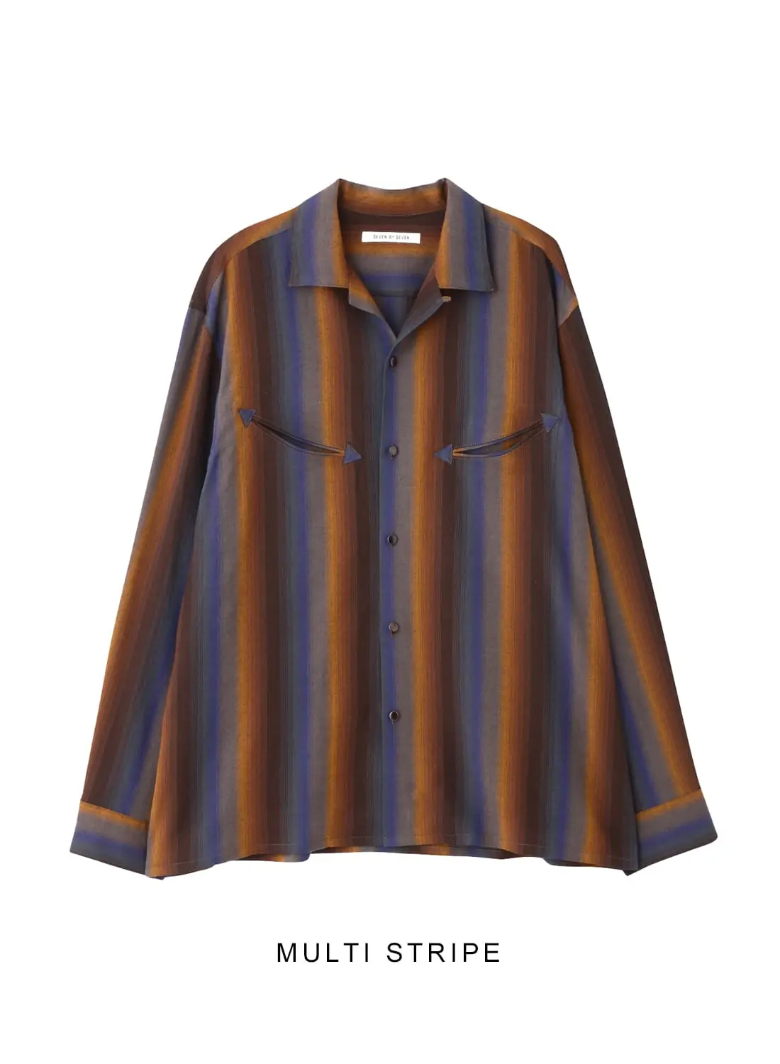 最終お値下げ/美品！HELLOLUPO/pecol shirt / 6-7y SEVEN BY SEVEN（セブンバイセブン）SMILE POCKET OPEN COLLAR