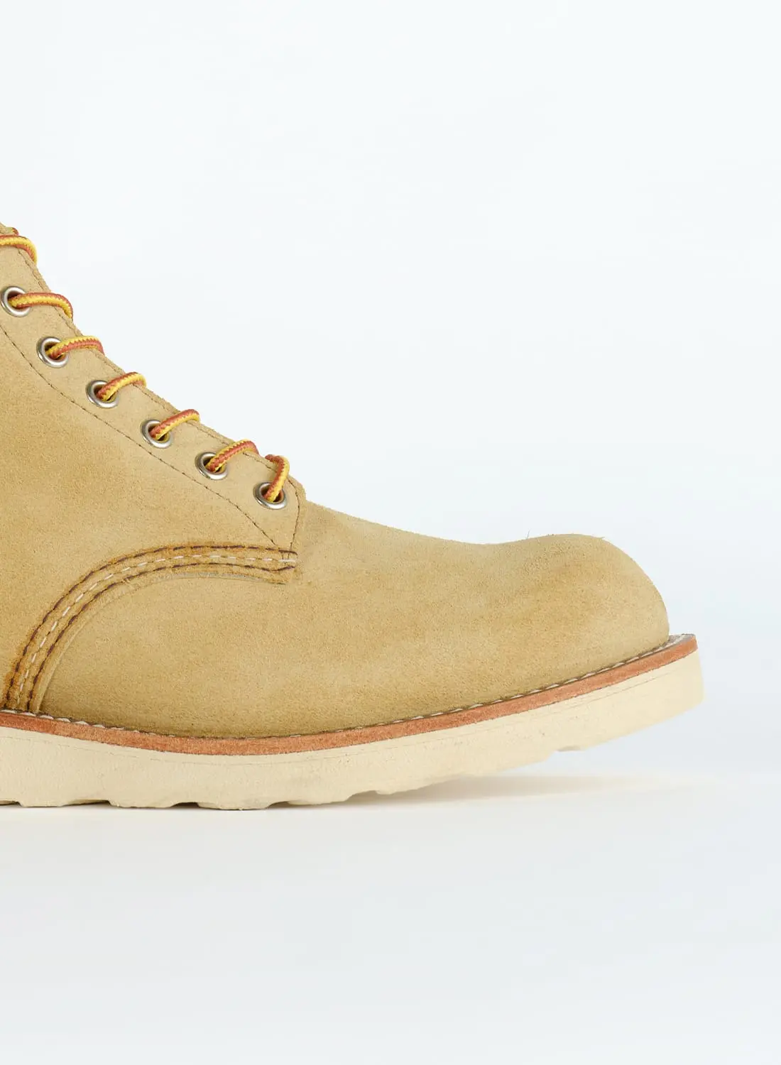 RED WING 8167 US7 25cm モックトゥ スエード USA製 RED WING(レッドウィング) 8167 6inch PLAIN TOE ブーツ TAN