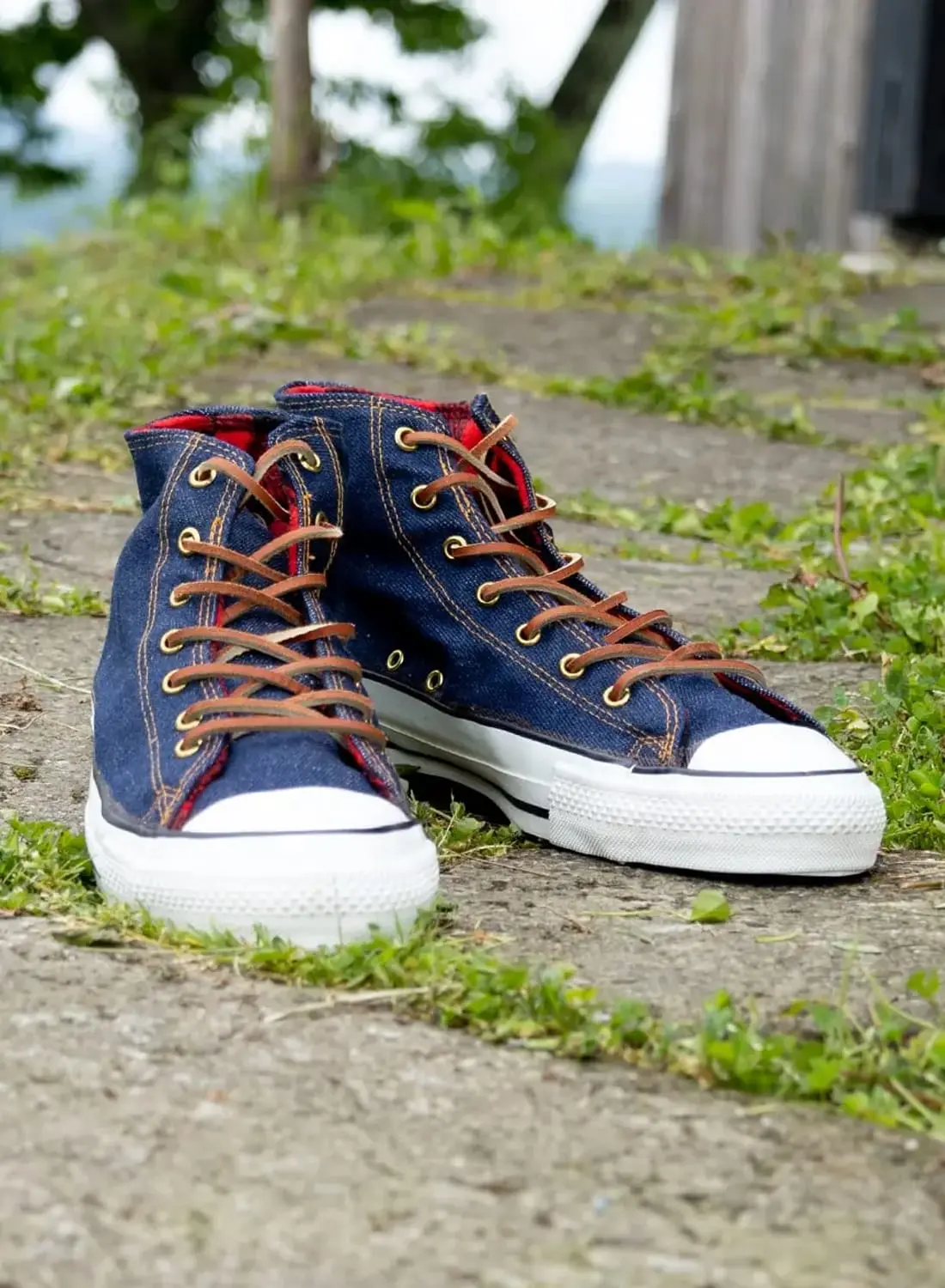 ８０年代　コンバースオールスター　デニム　ハイカット　ニーハイ　ワンスター CONVERSE(コンバース)ニーハイ デニム オールスター ALLSTAR