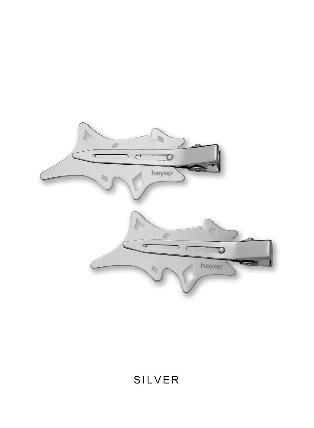 MELTED METAL FLAT CLIPS-2PIECE SET|メルテッド メタル フラット