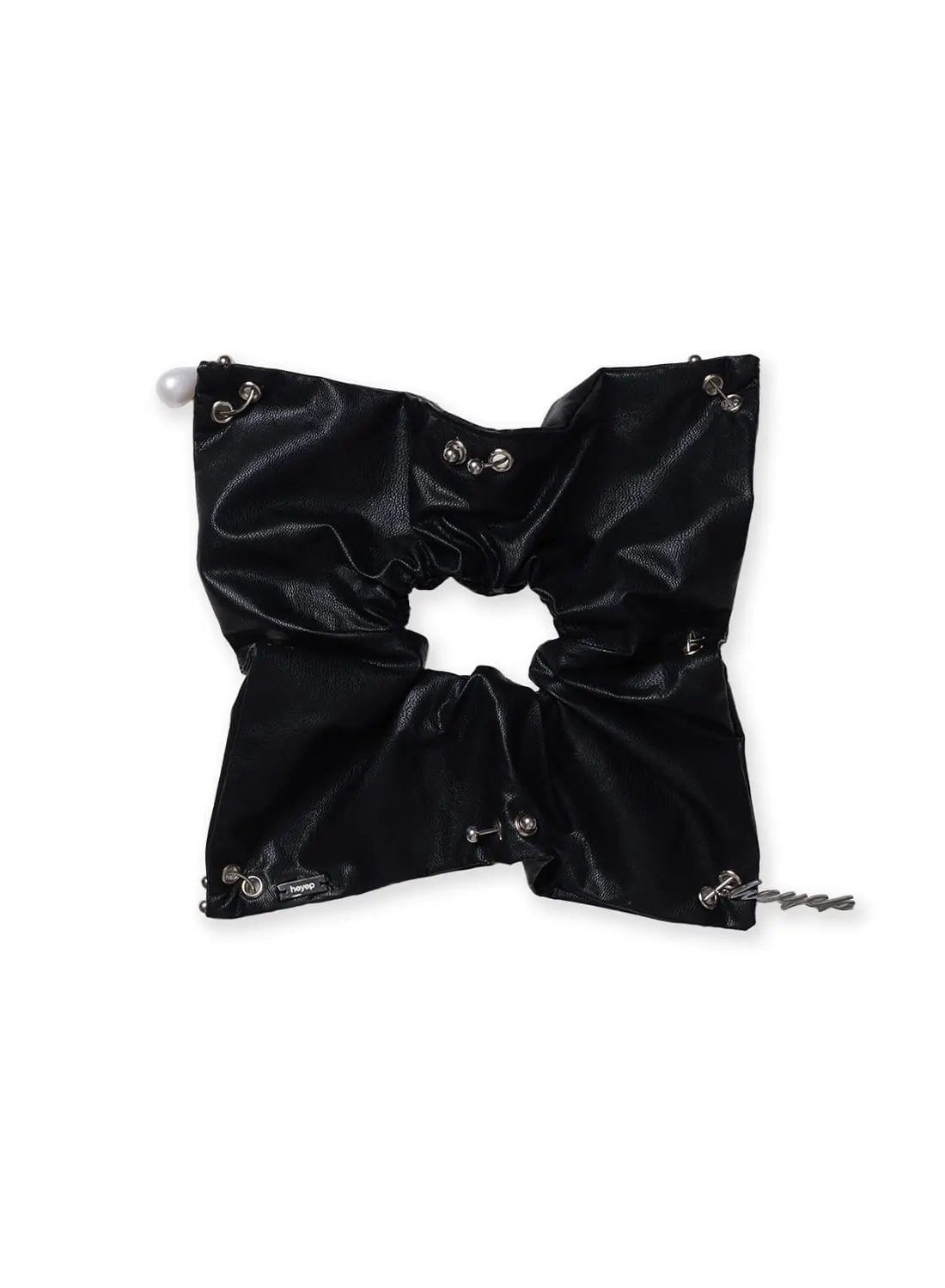 heyep Zipper Scrunchie シュシュ Zipper Scrunchie-ジッパー