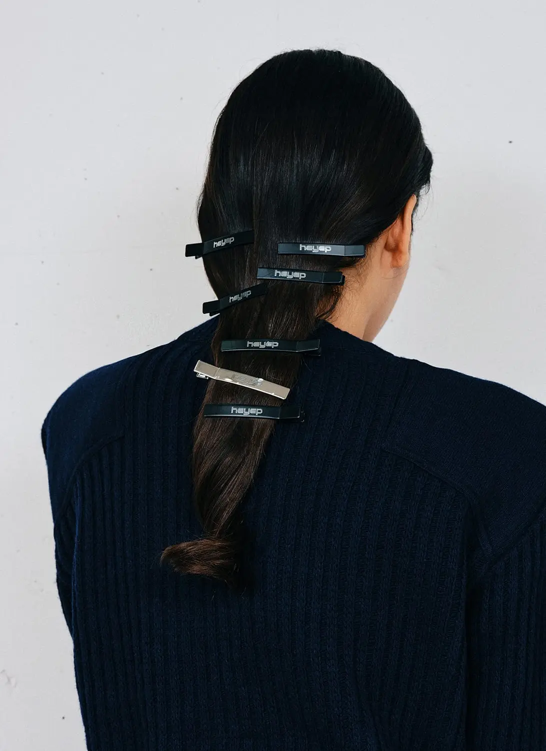 heyep(ヘイップ)New Logo Hair Clips-4 Piece Set(ニューロゴ