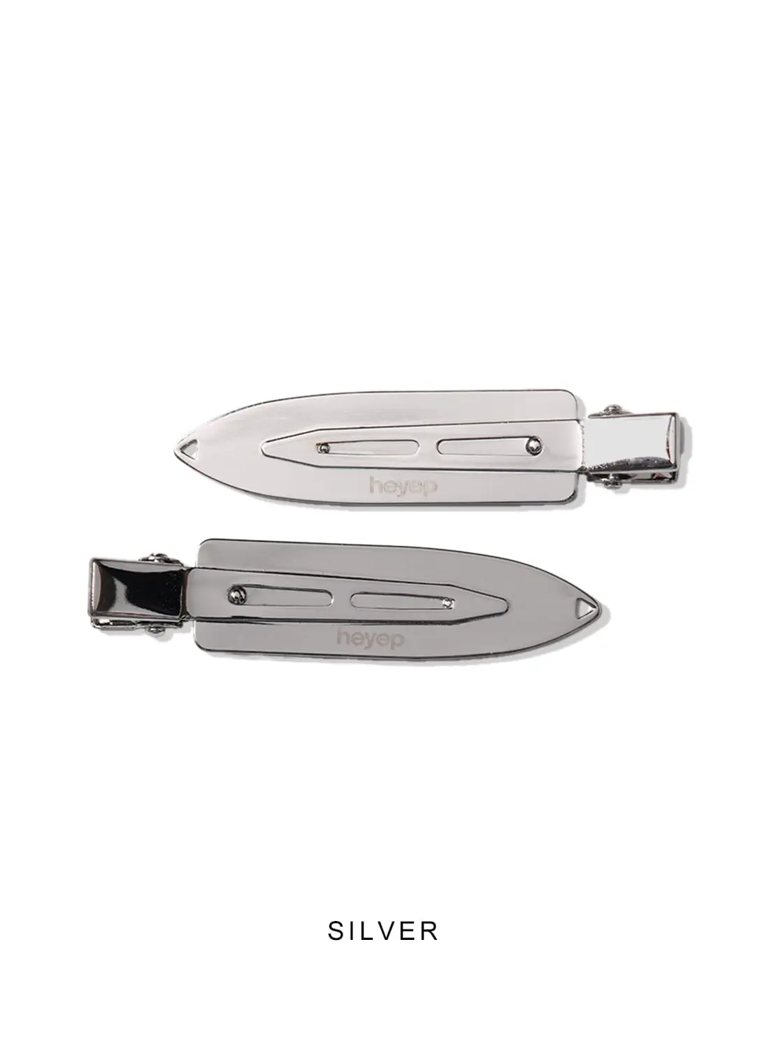 heyep(ヘイップ)Flat Hair Clips-2 Piece Set(フラット ヘア
