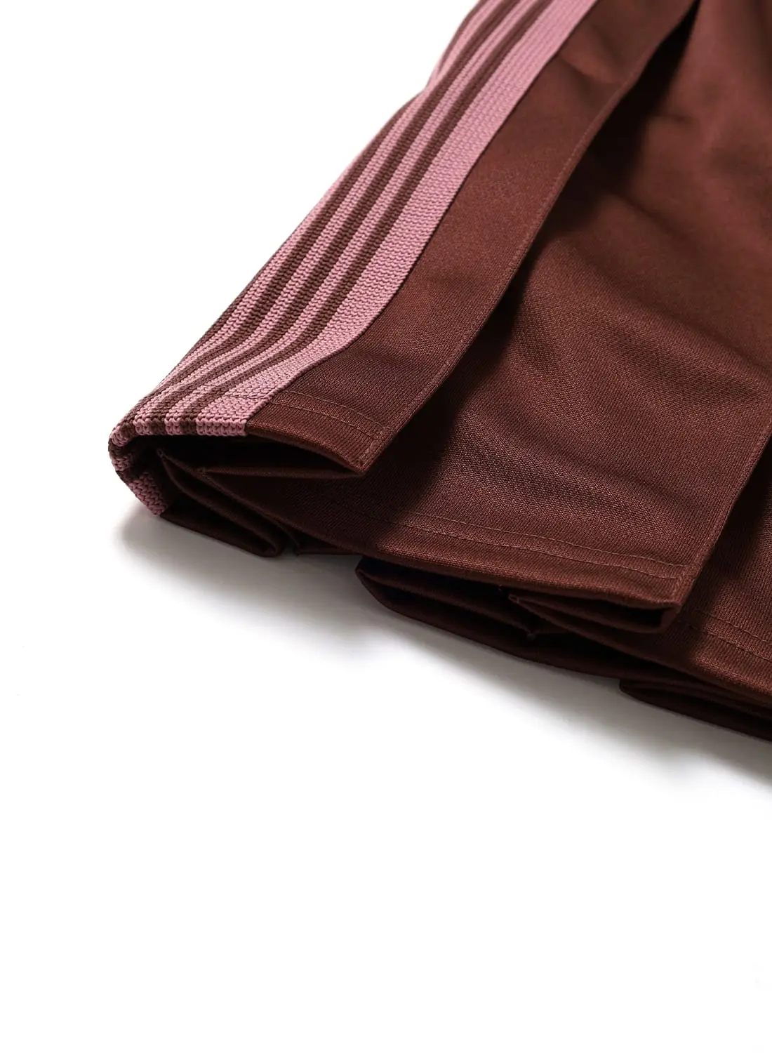 PLEATED TRACK SKIRT - POLY SMOOTH|プリーツ トラック スカート