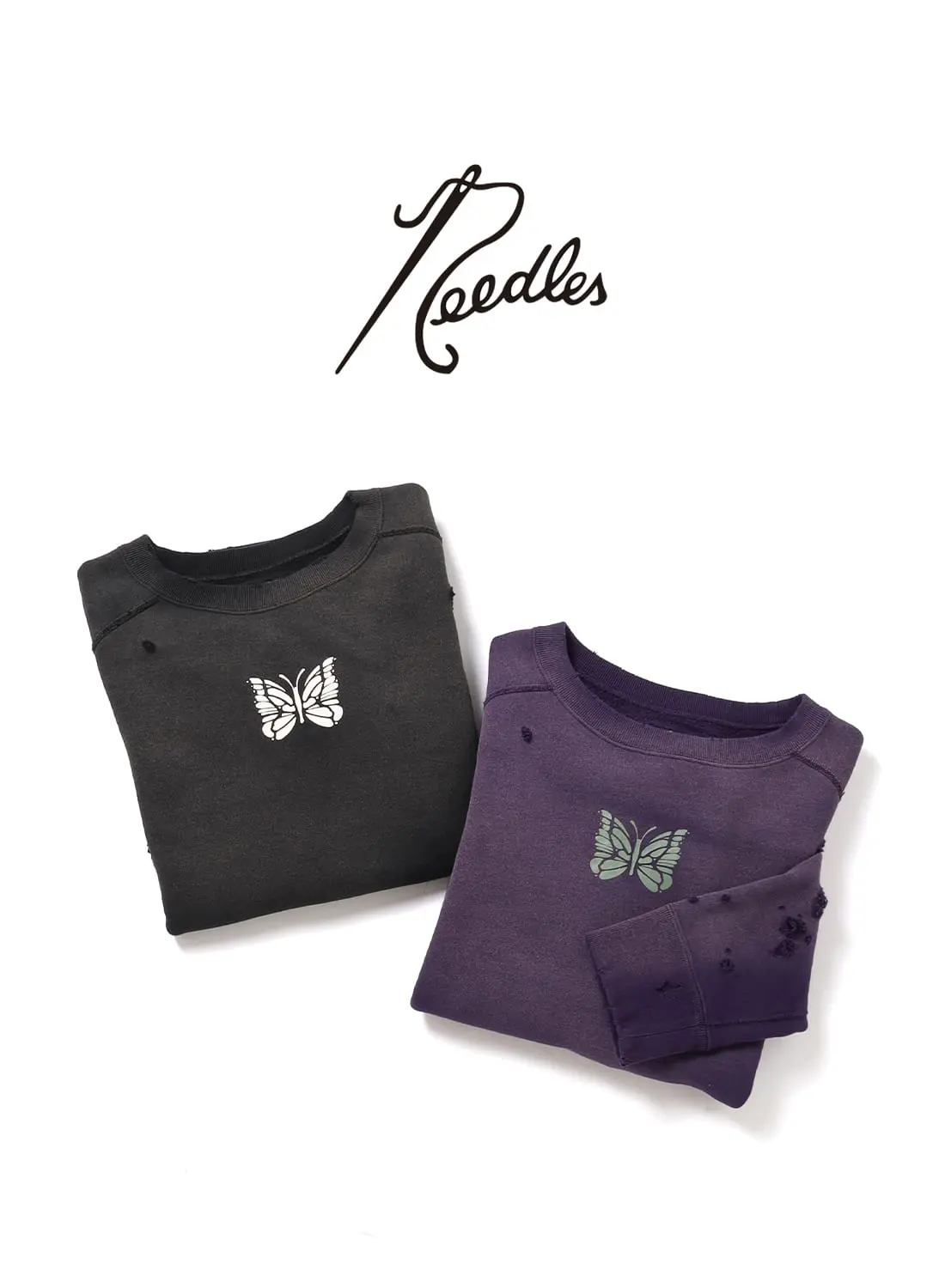 NEEDLES（ニードルズ）Deconstructed Sweat Shirt - Cotton