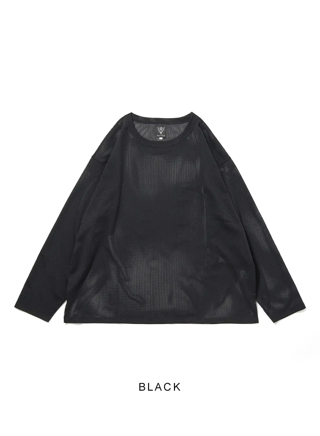 値下！South2West8TenkaraVest ブラック　M South2 West8（サウスツー ウエストエイト）S.S. Crew Neck