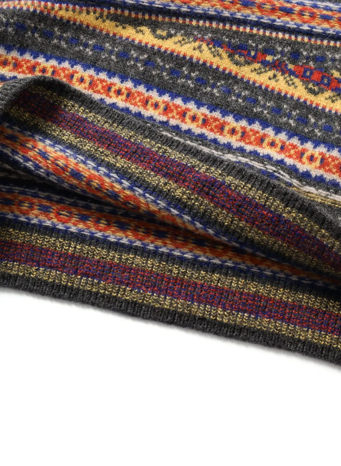 CRAZY FAIR ISLE KNIT P/O|クレイジー フェアアイル ニット プル