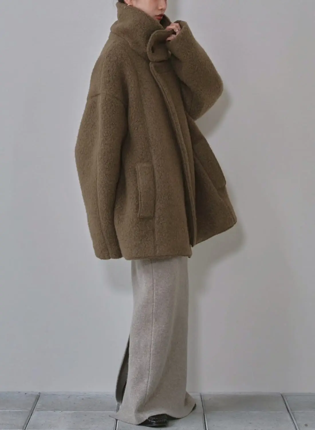 todayful本物今季Standcollar Boucle Jacket todayful本物今季Standcollar Boucle Jacket TODAYFUL (トゥデイフル