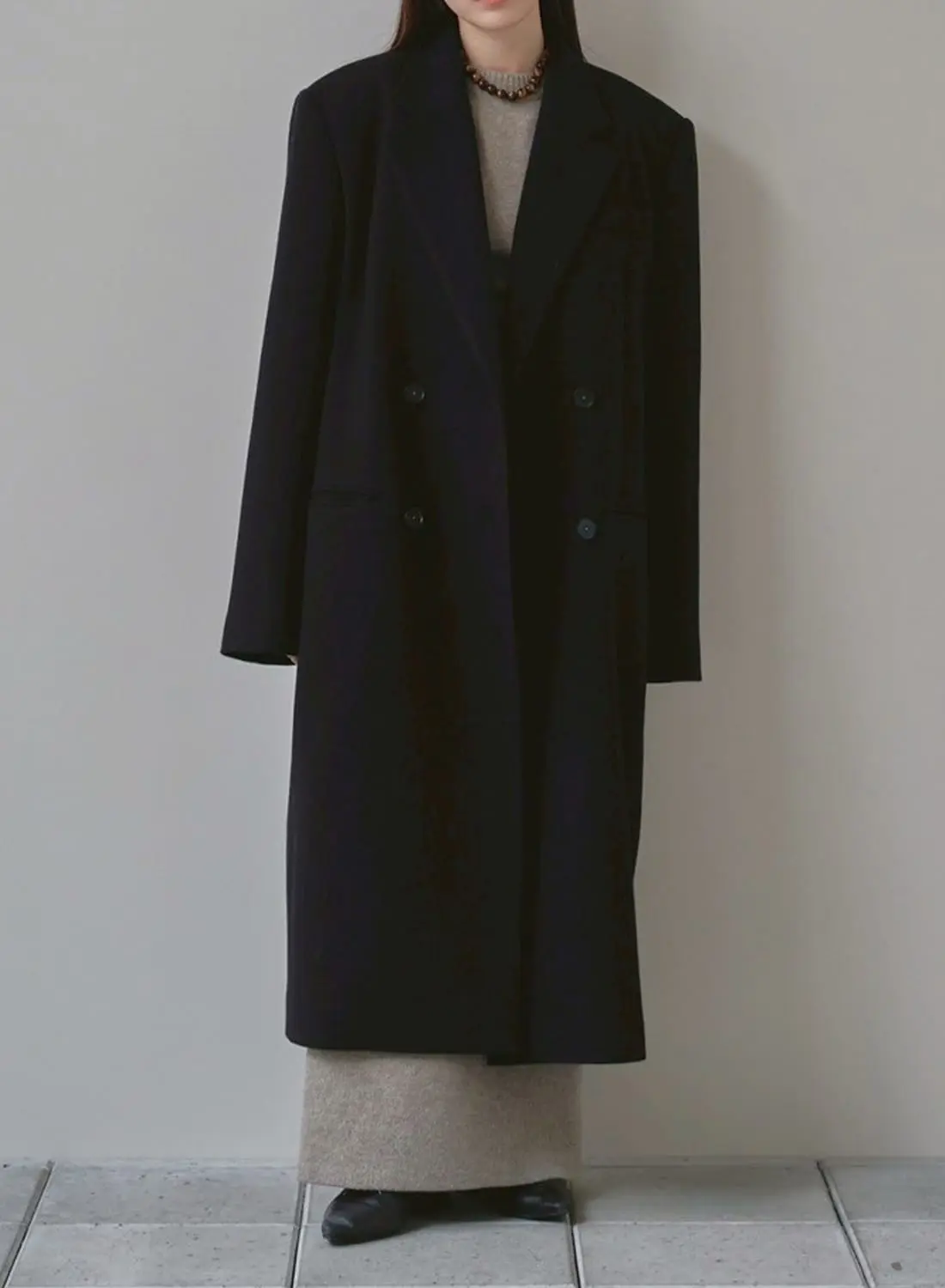 WOOL 100% CHESTER COAT|ウール チェスター コートウール チェスター