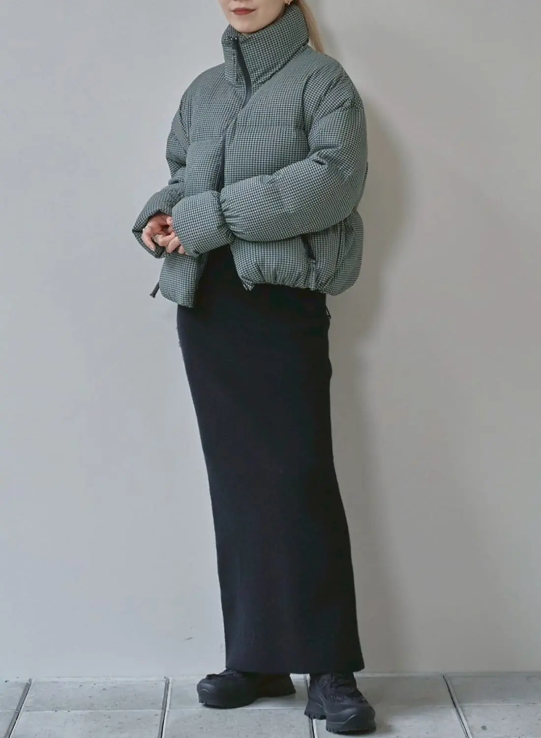 TODAYFUL(トゥデイフル)/Check Dawn Jacket(チェック ダウン