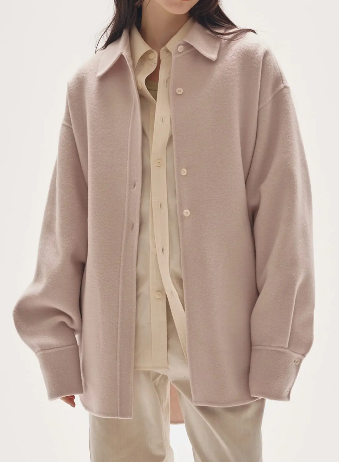 TODAYFUL Wool Shirts Jacket ベビーピンク TODAYFUL(トゥデイフル)Wool Shirts Jacket(ウール シャツ