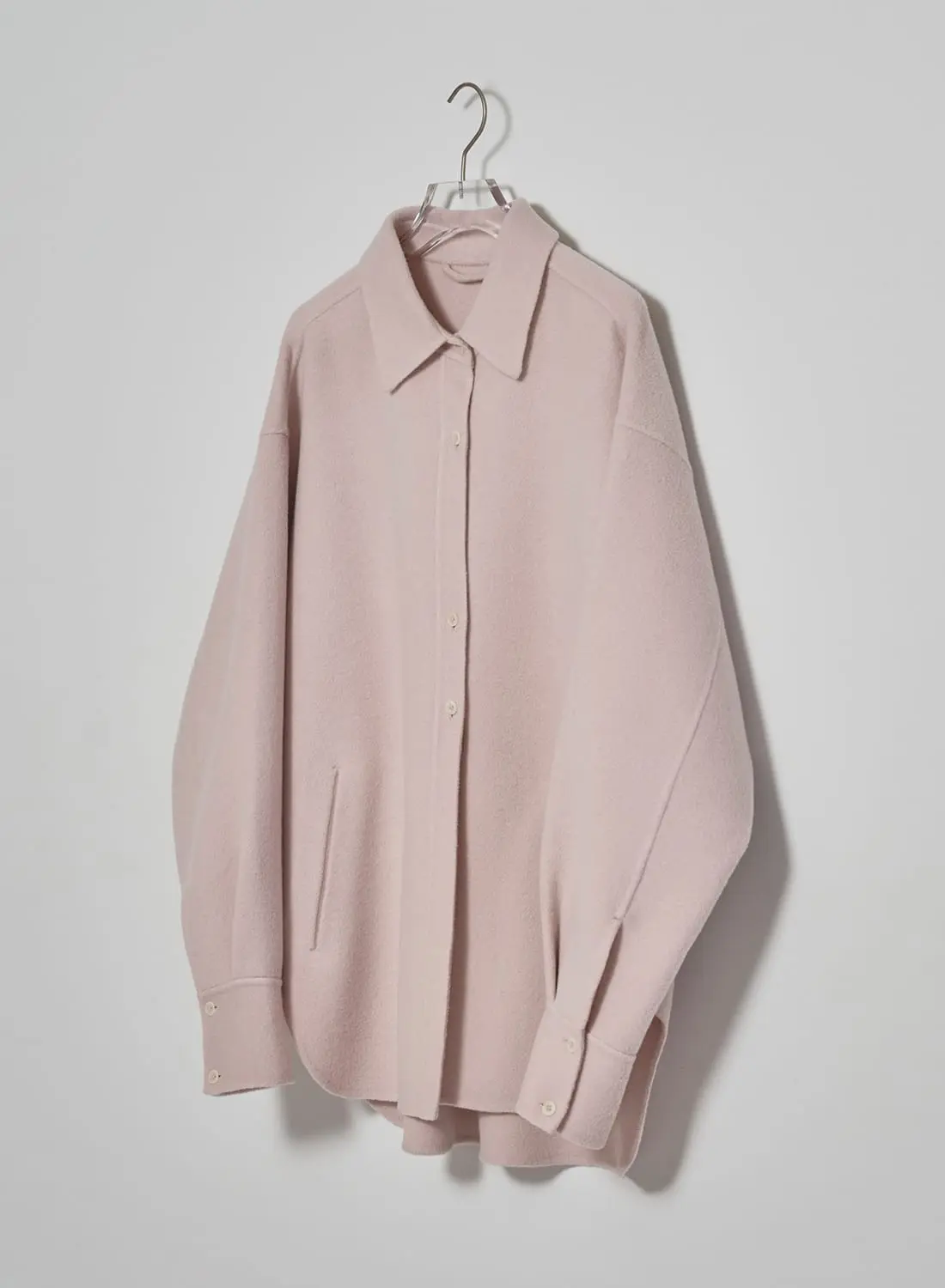 新品☆TODAYFUL Wool Shirts Jacket 36 ピンク WOOL SHIRTS JACKET|ウール シャツ ジャケットウール シャツ