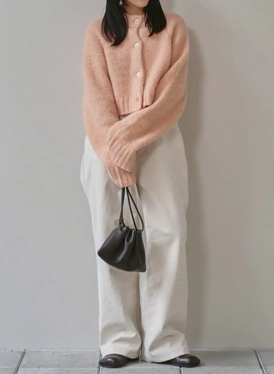 完売　todayful ニットカーディガン TODAYFUL(トゥデイフル)/Brashed Knit Cardigan(ブラッシュド