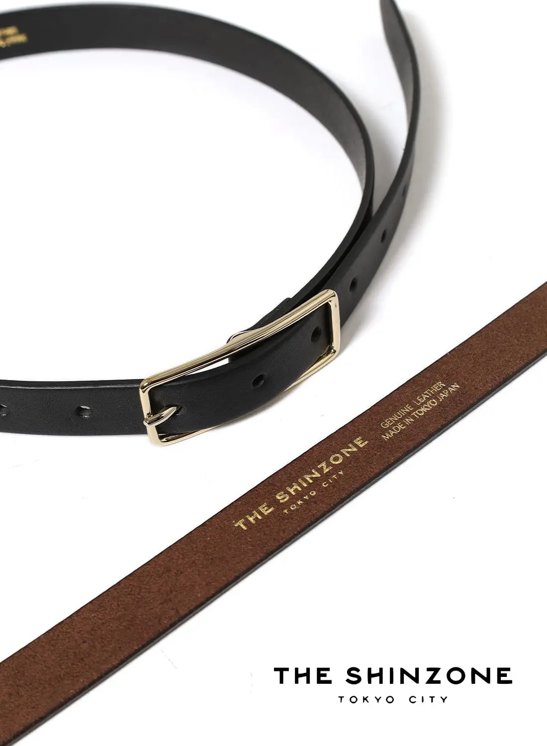 Shinzone(シンゾーン)/SLENDER LEATHER BELT(スレンダー レザー
