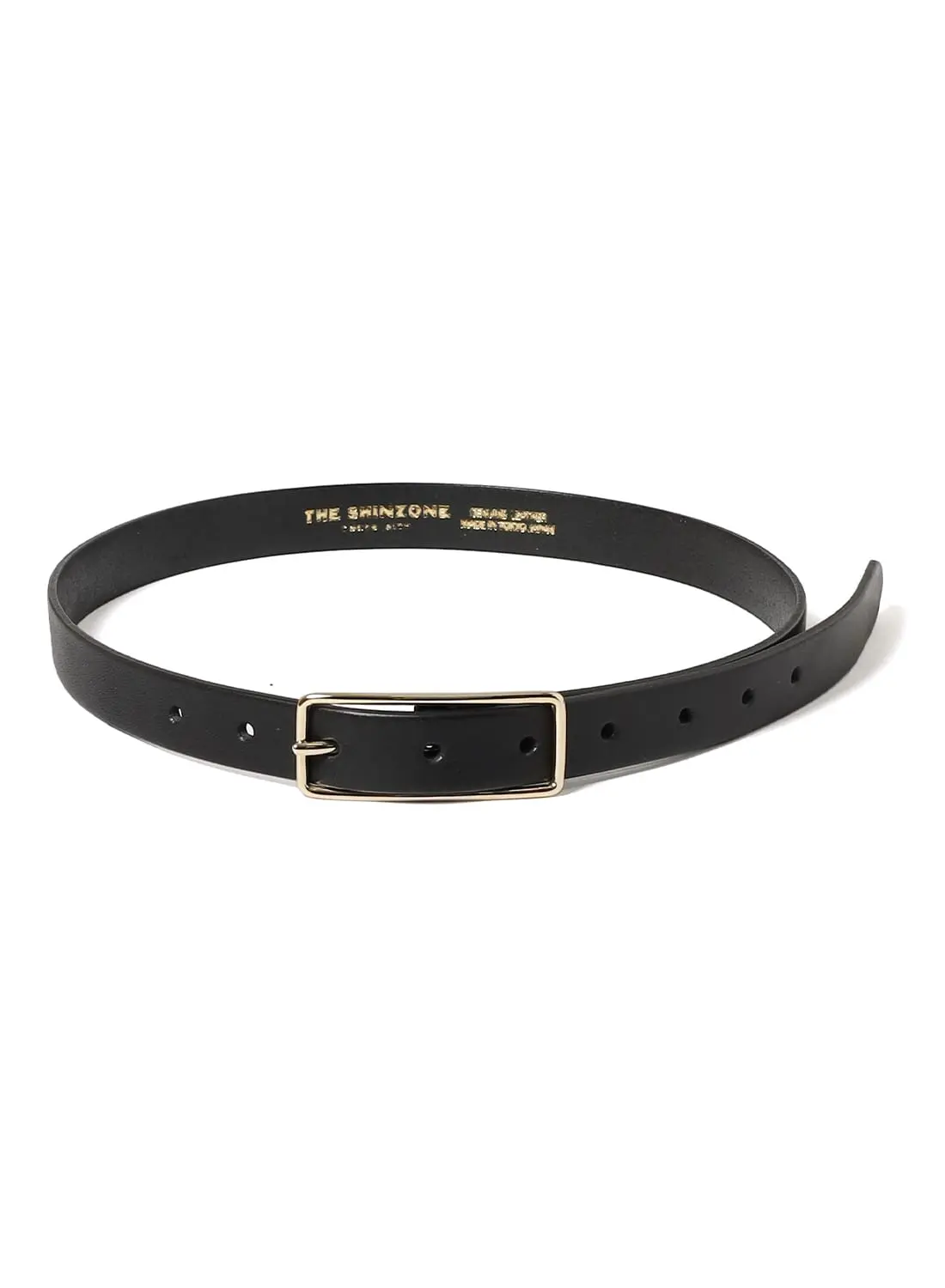 【最終価格】THE SHINZONE スレンダーレザーベルト　ブラック 楽天市場】THE SHINZONE（シンゾーン）/SLENDER LEATHER BELT