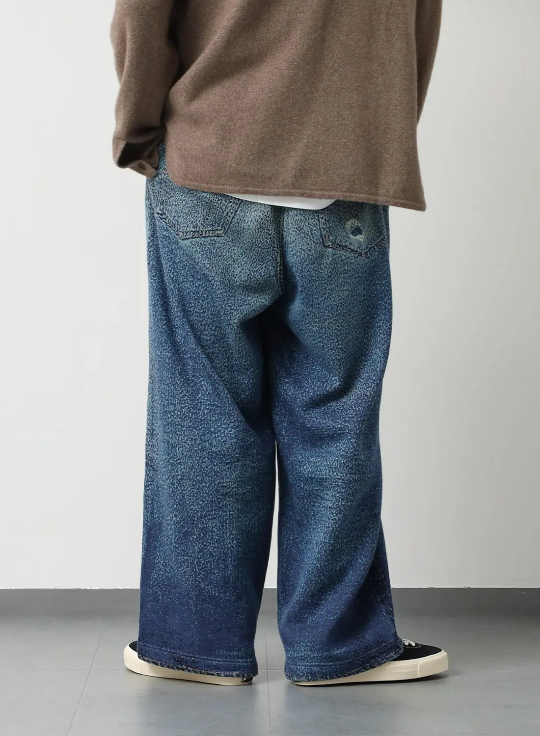 KNIT DENIM PANTS|ニットデニムパンツニットデニムパンツ| MOONLOID