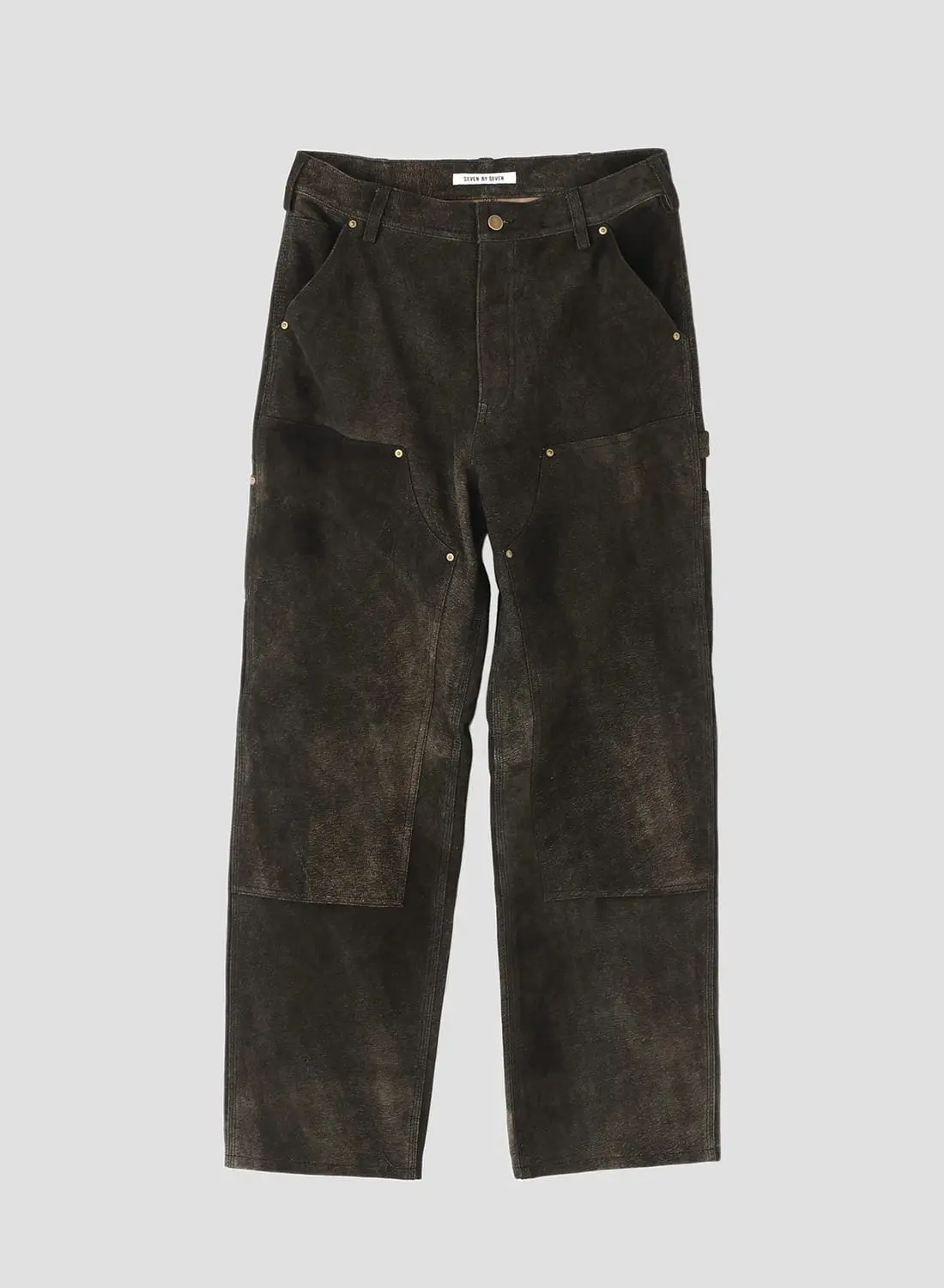 SEVEN BY SEVEN（セブンバイセブン）LEATHER DOUBLE KNEE PANTS