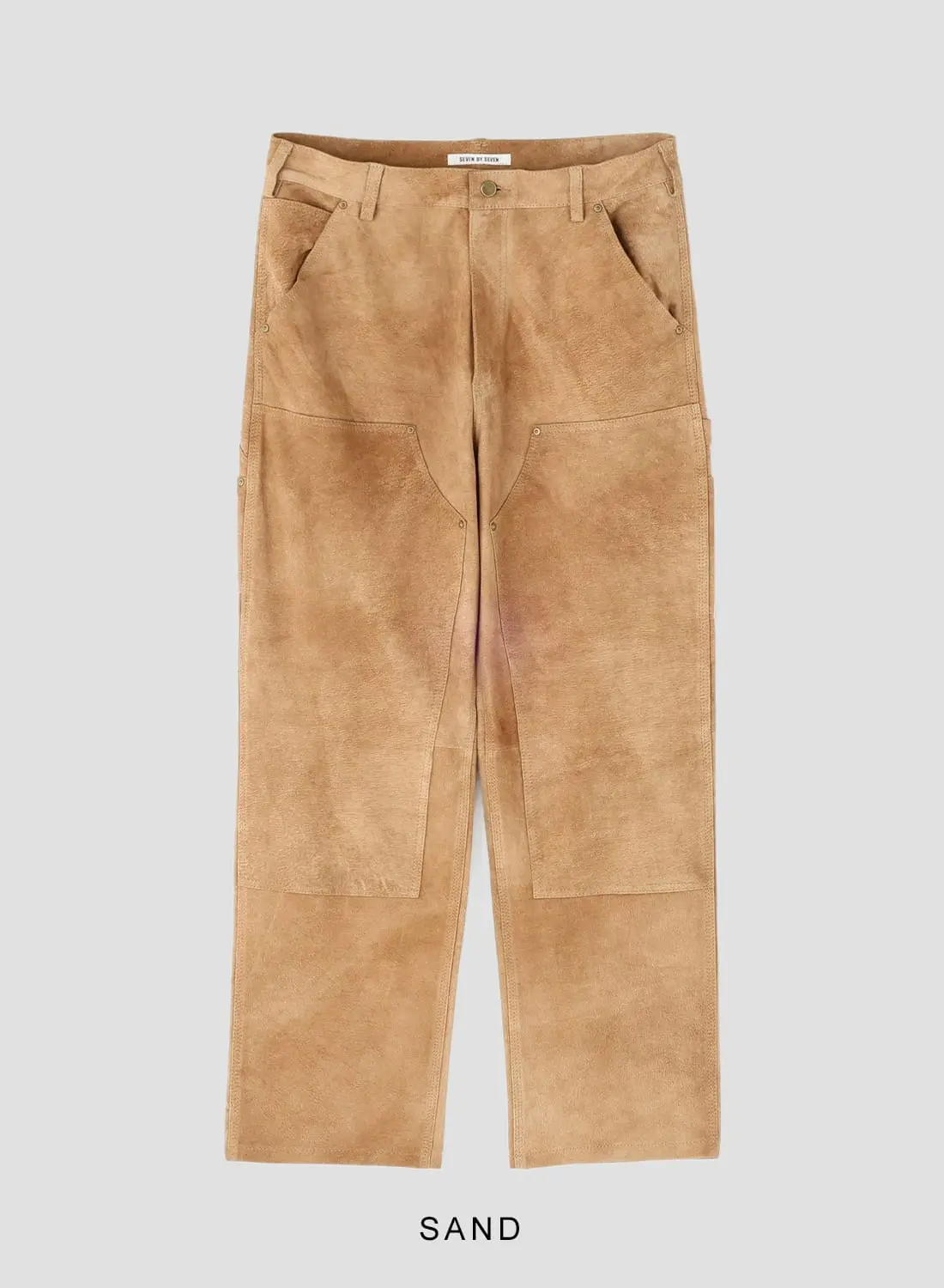 SEVEN BY SEVEN（セブンバイセブン）LEATHER DOUBLE KNEE PANTS